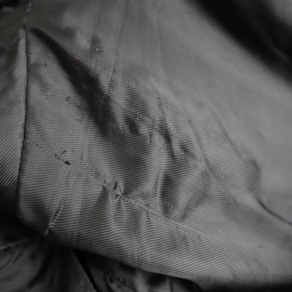 Wilson Men's Leather Vintage Coat Jacket, Genuine Black Leather Jacket, Large - Picture 9 of 15